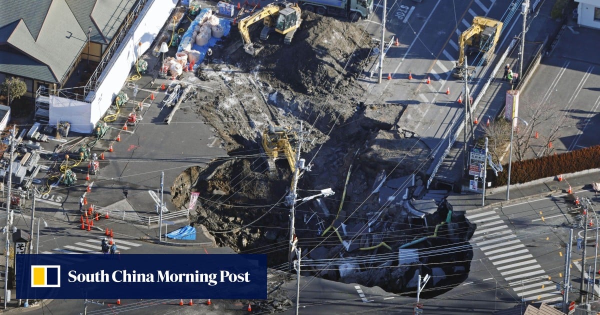 Japan grapples with ageing sewer network after deadly sinkhole