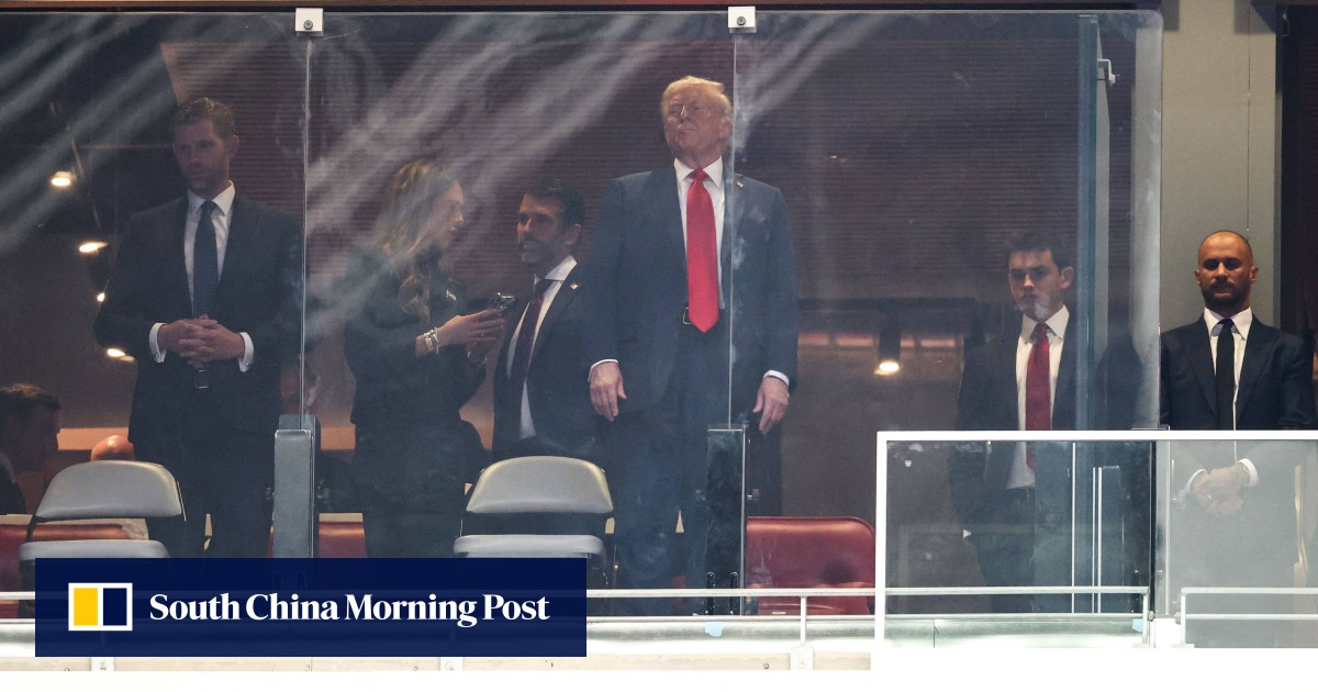 Trump pays tribute to Charlie Kirk as tens of thousands attend memorial