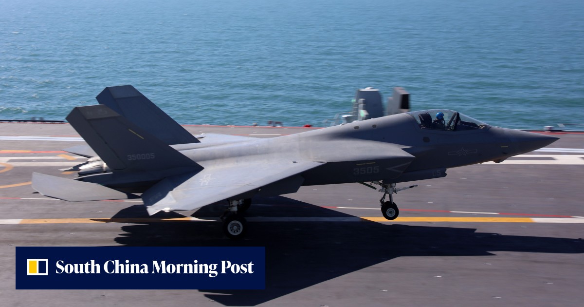 Landmark launch for China’s J-35 stealth jet from Fujian aircraft carrier