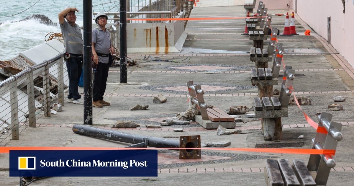Clean-up under way as Hong Kong begins recovery after powerful typhoon ...