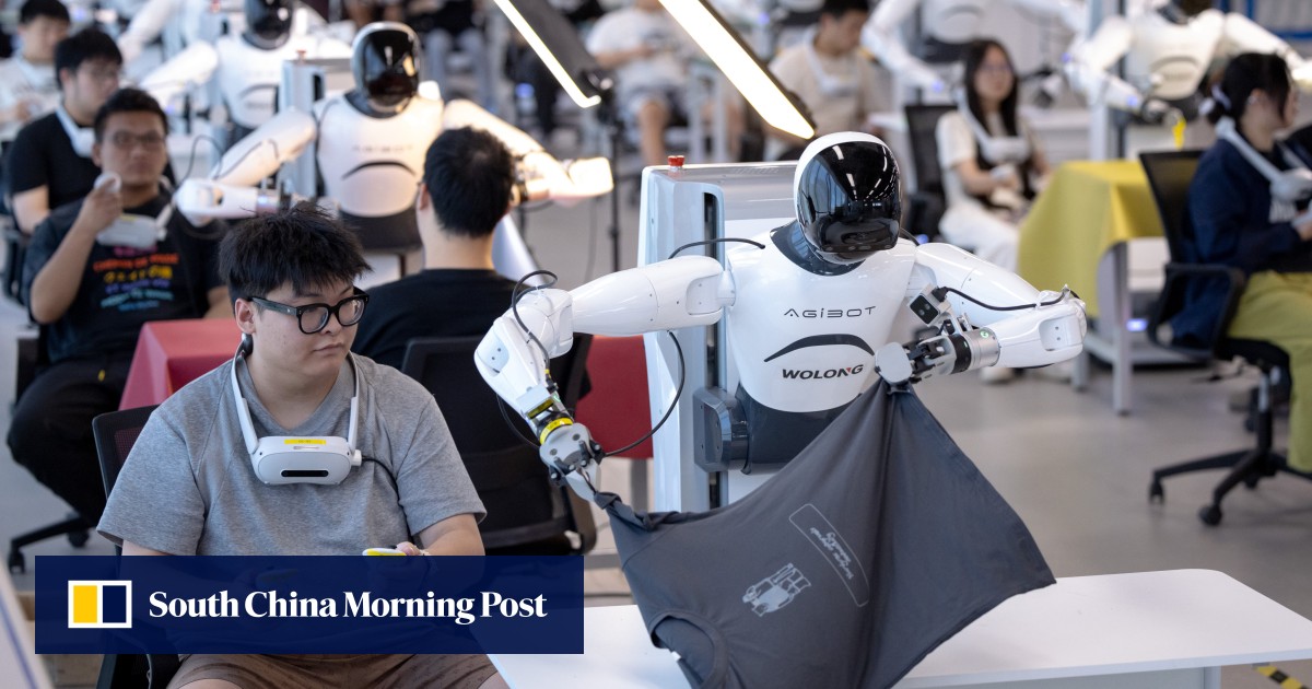 China unveils giant ‘robot boot camps’ to train up world-leading humanoids