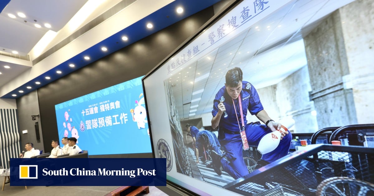 Hong Kong police confident National Games will go off without a hitch