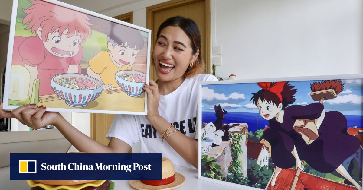 Former model and TV star’s viral anime food videos are ‘a chance to be myself’