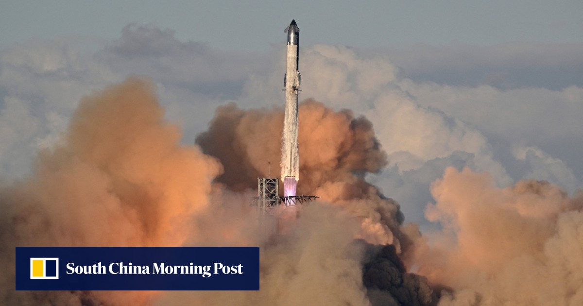 SpaceX launches another test flight of its mega Starship rocket