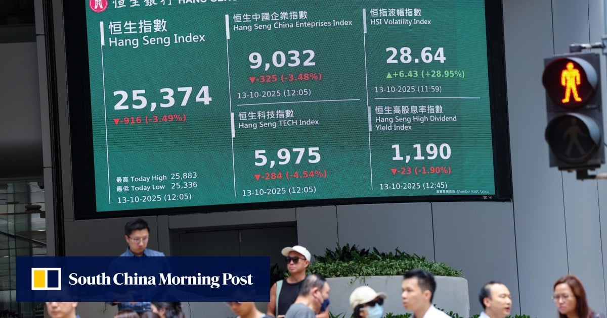 Hong Kong stocks post longest losing streak since January 2024