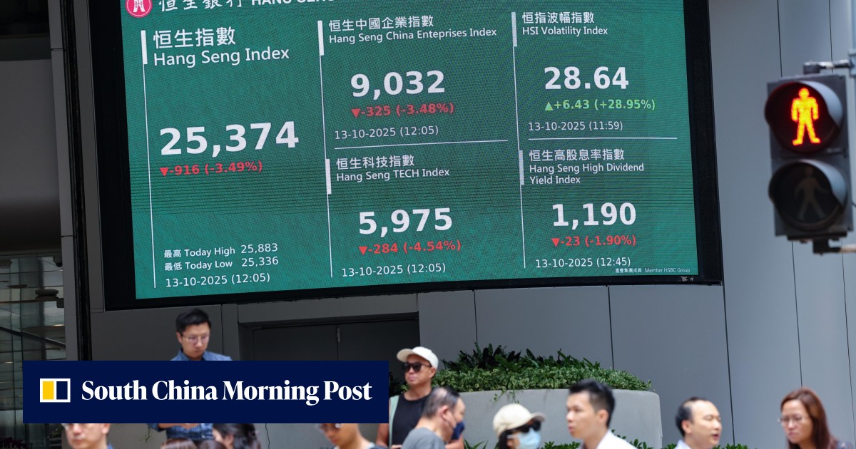 Hong Kong Stocks Post Longest Losing Streak Since January 2024 Amid Hong Kong Stocks Post Longest Losing Streak Since January 2024 Amid