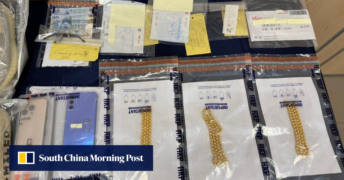 Hong Kong police arrest 2 men for alleged HK$440,000 fake gold swindle