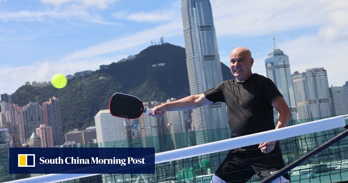 Tennis legend Agassi praises Hong Kong’s ‘exceptional’ pickleball potential