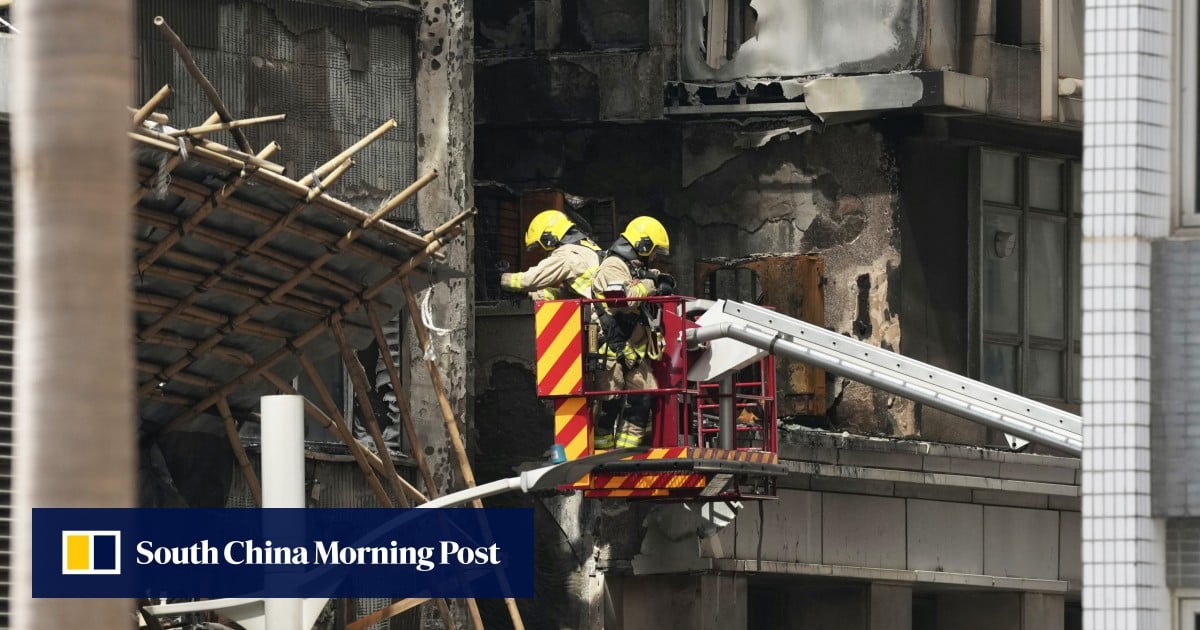 Businesses in Hong Kong’s Central count costs after Chinachem Tower fire