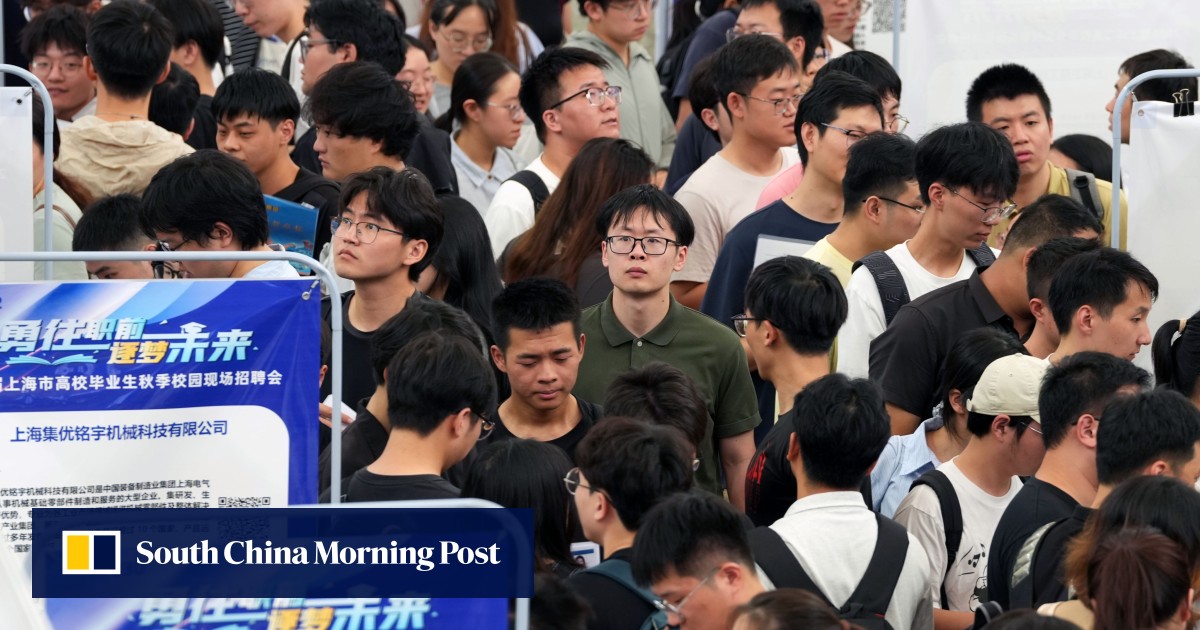 China’s youth jobless rate falls slightly but remains high after record graduation season