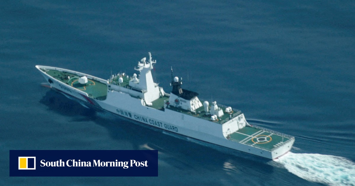 China deploys new floating barrier at Scarborough Shoal, satellite image shows