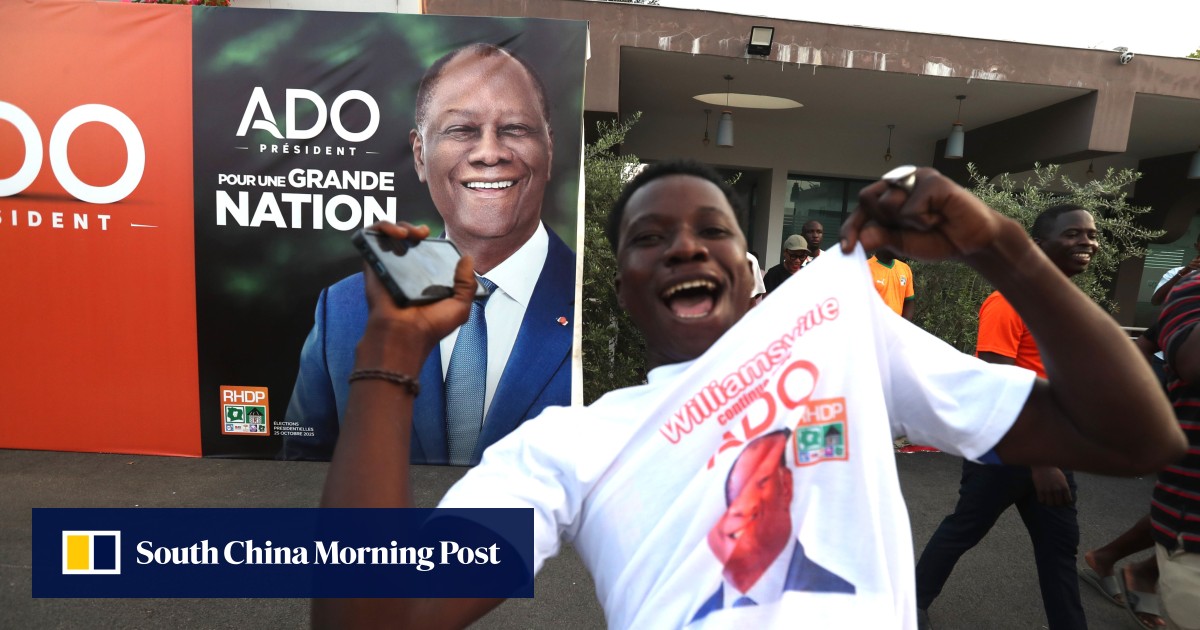 Ivory Coast’s President Ouattara secures fourth term with landslide election win