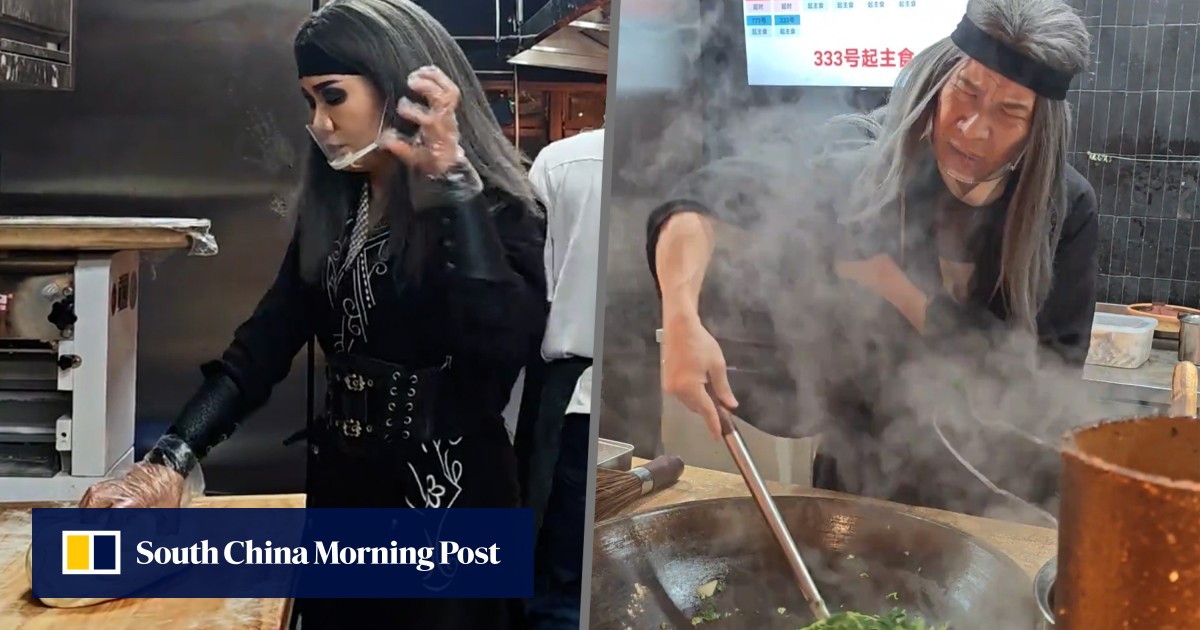 China eatery features villains from martial arts novel with kung fu cooking skills