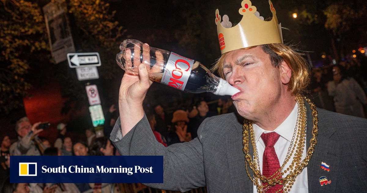 Washington Halloween displays show scariest thing for Democrats is Trump