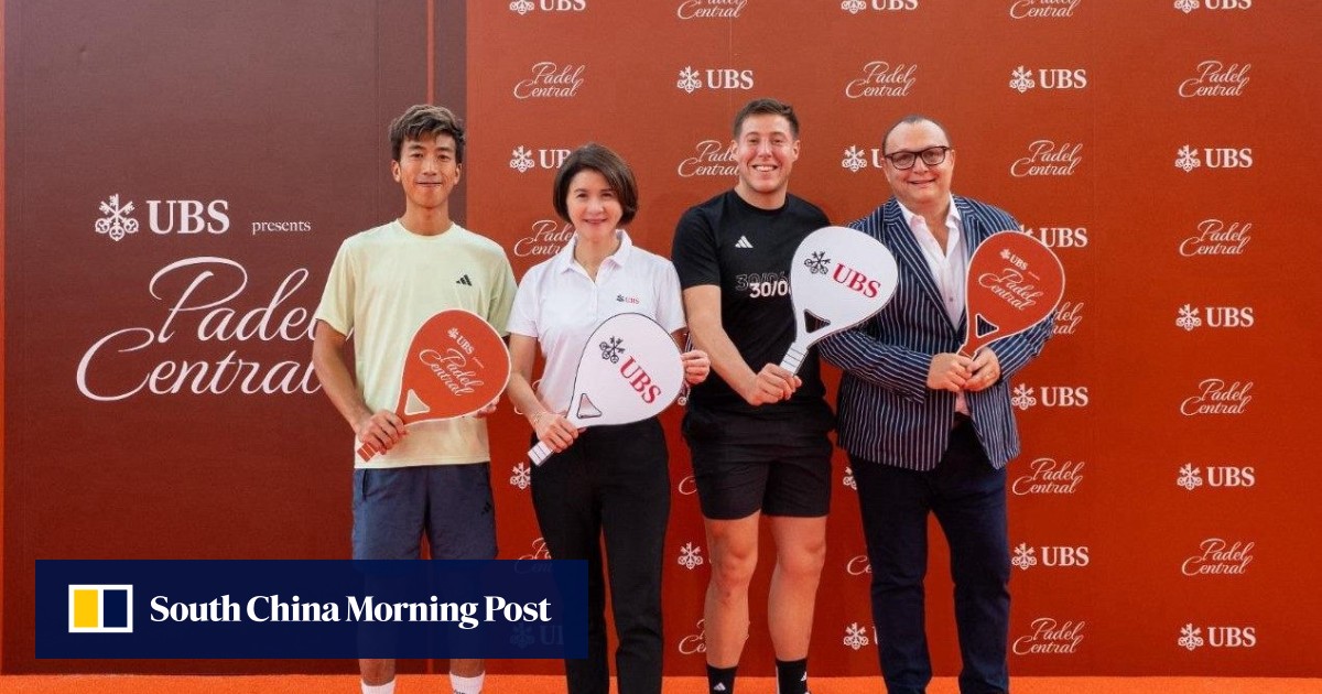 Game on: UBS brings padel to Hong Kong’s Central waterfront