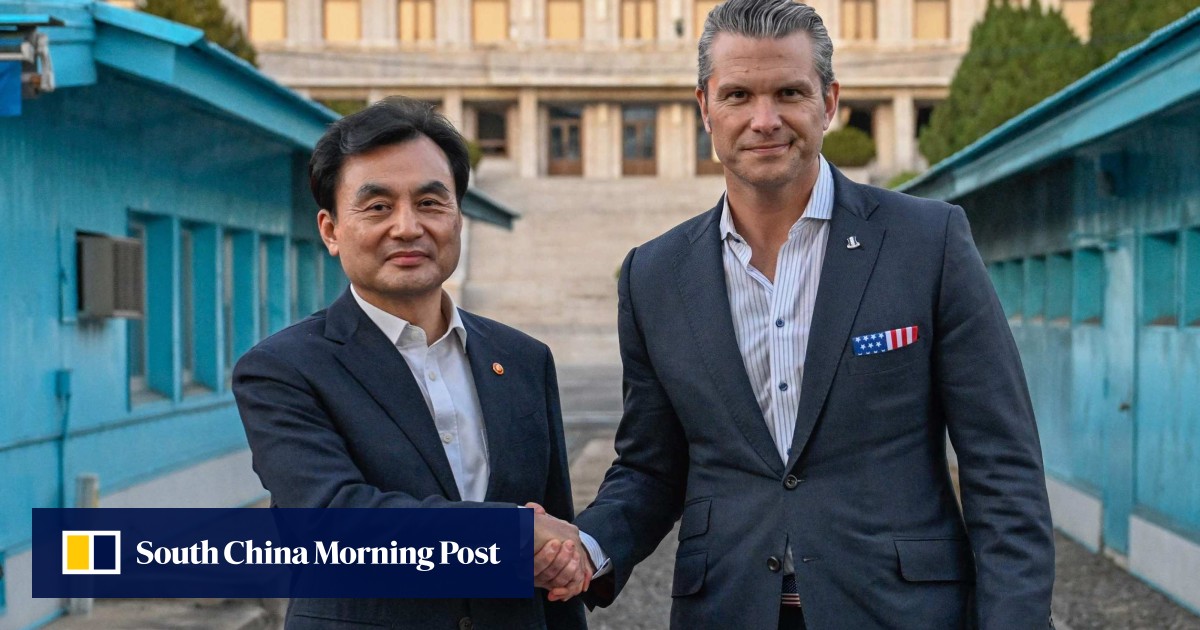 Hegseth visits DMZ, as US seeks flexible South Korea troops to counter China