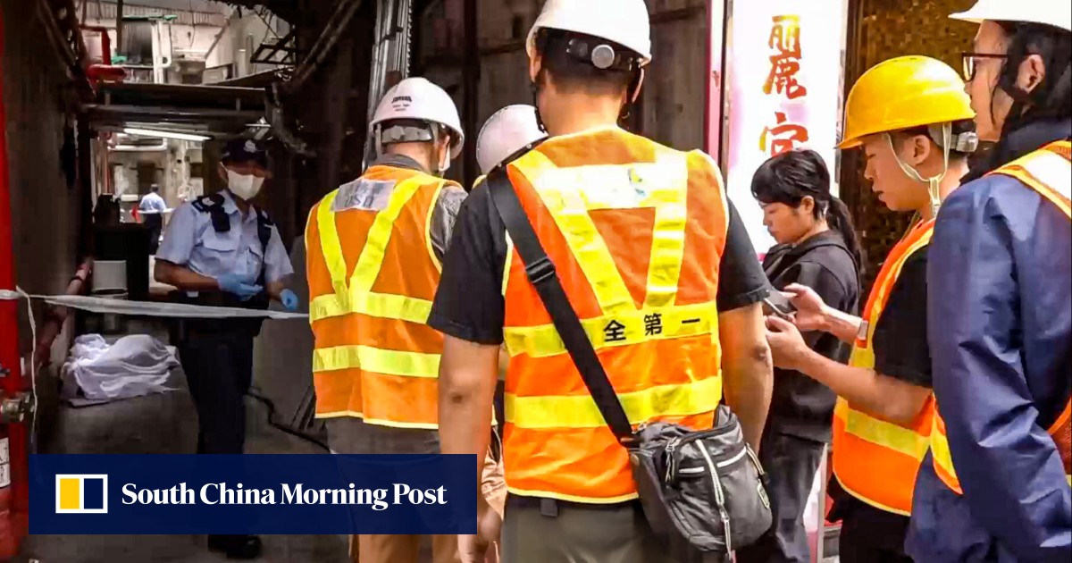 Man collapses and dies while clearing drainage channel in Hong Kong