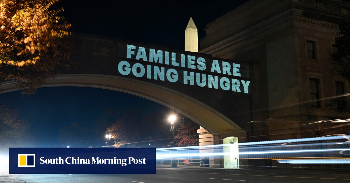 Trump threatens to withhold Snap food aid until US shutdown ends