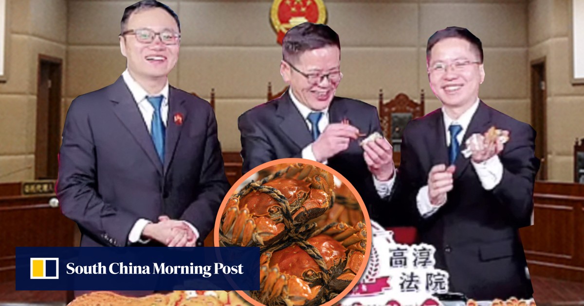 China judges live-stream crab sale to help debtors pay off dues, promote legal literacy