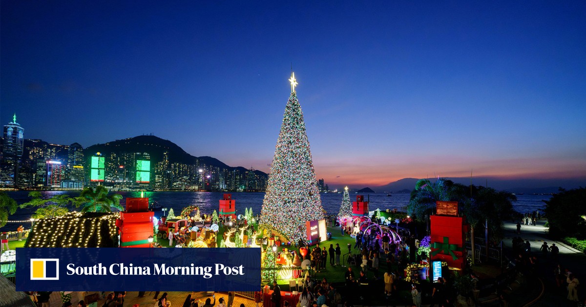 20-metre Christmas tree and new light show to bring festive cheer to Hong Kong