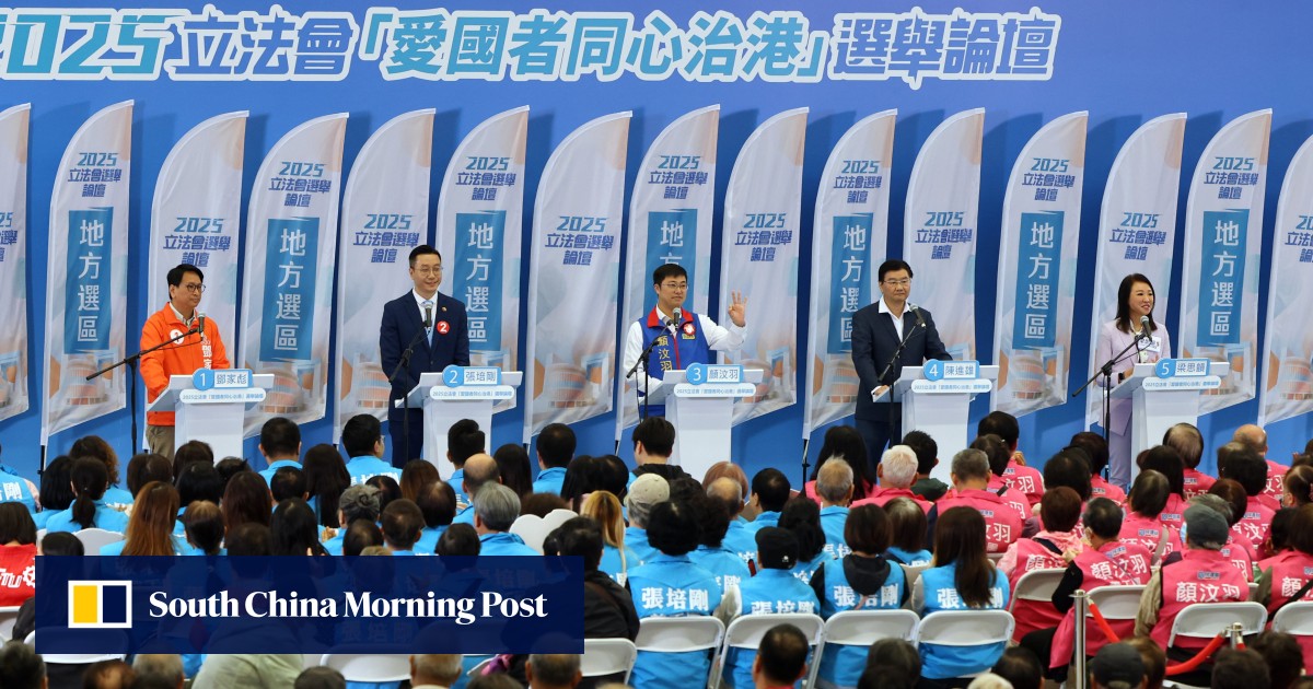 Hong Kong ramps up Legco election drive with outdoor gala, developer support