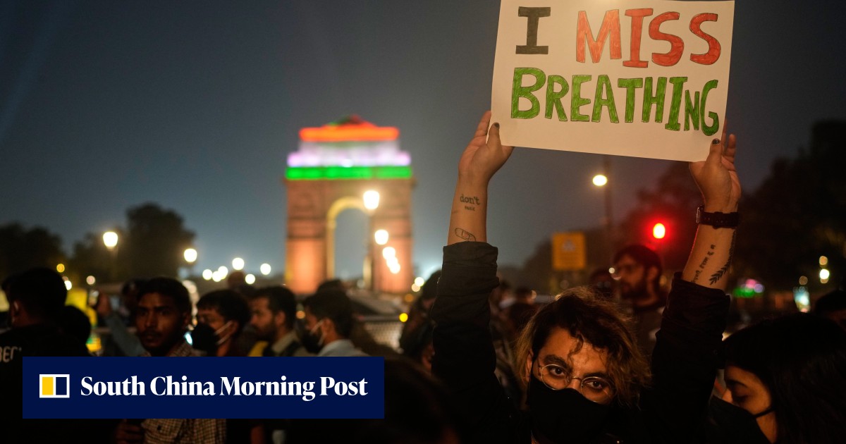 In Indien steht Neu-Delhi am Rande einer Krise der Lebensqualität ...