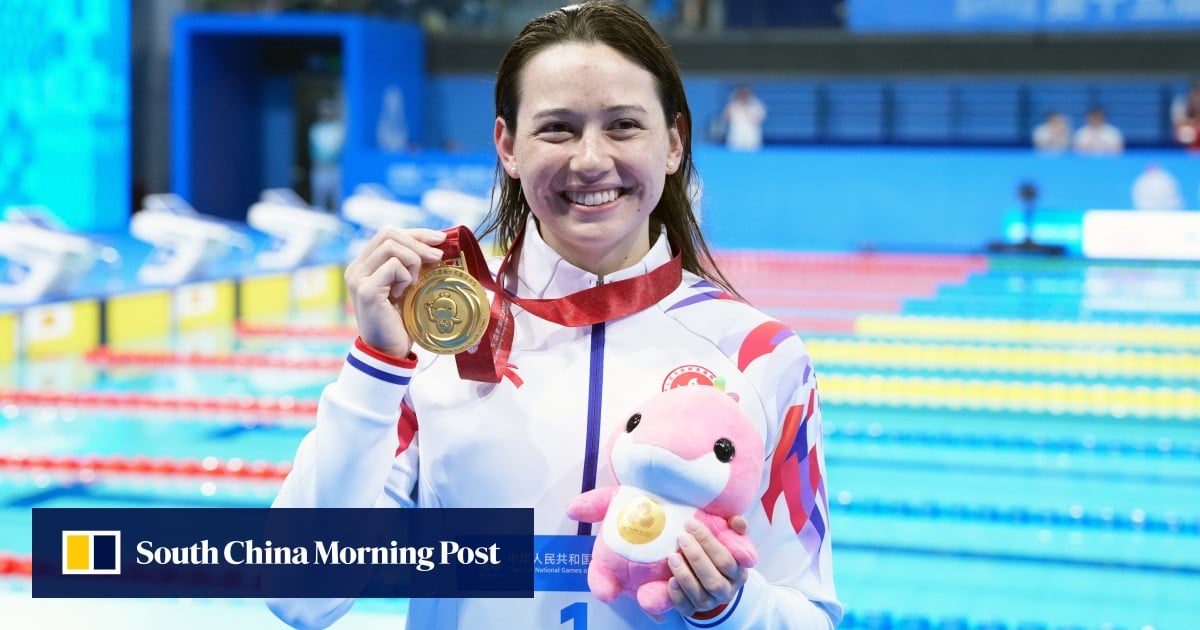 National Games: Siobhan Haughey wins 100m freestyle gold to complete dominant double