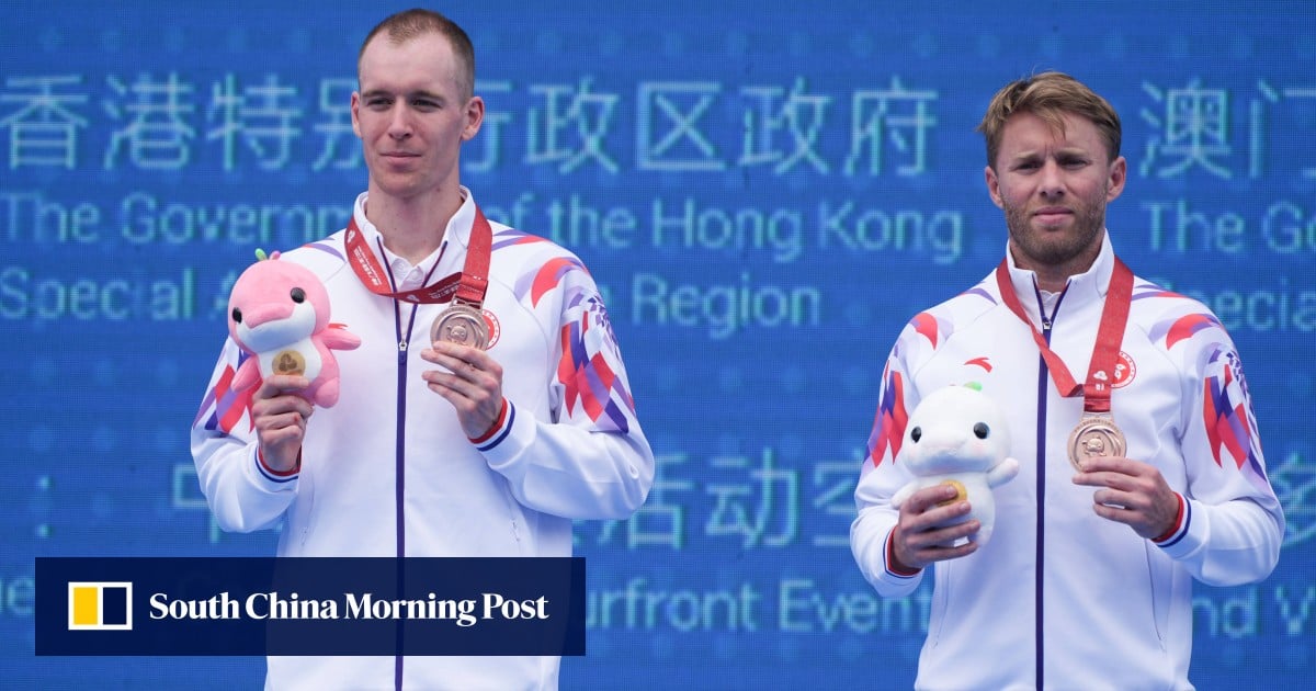 Hong Kong triathletes hungry for more National Games joy after Oscar Coggins’ bronze