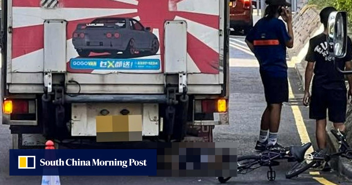 Hong Kong police arrest driver after truck fatally runs over cyclist in Tai Po