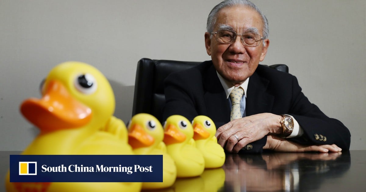 Hong Kong toy tycoon Lam Leung-tim, creator of iconic rubber duck, dead at 105