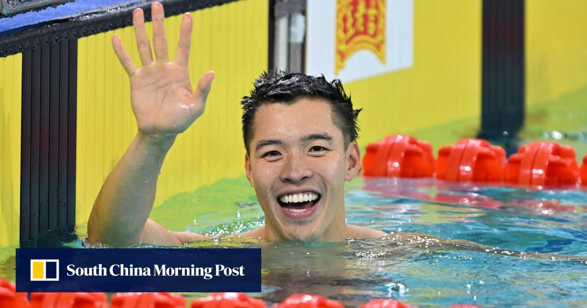 Ho gold is National Games first for Hong Kong’s men, Haughey reaches 2 50m finals