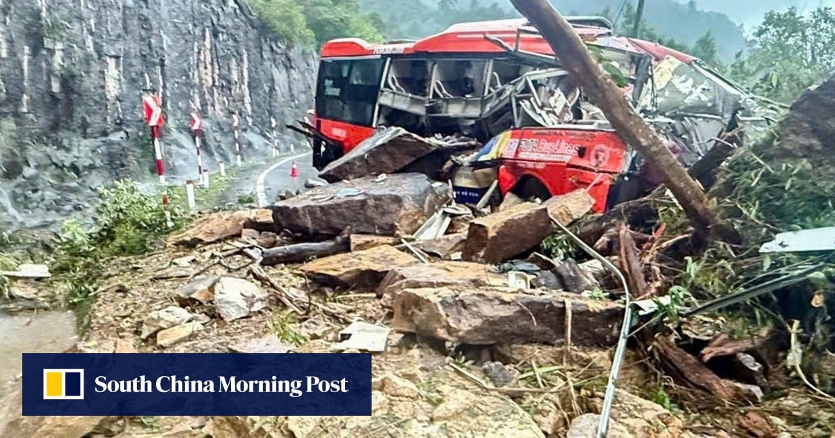 6 dead in Vietnam as landslide buries bus on Khanh Le pass, more rain forecast
