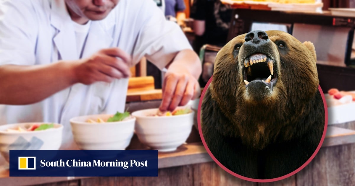 Japan cook fends off bear while preparing food, keeps working while covered in blood