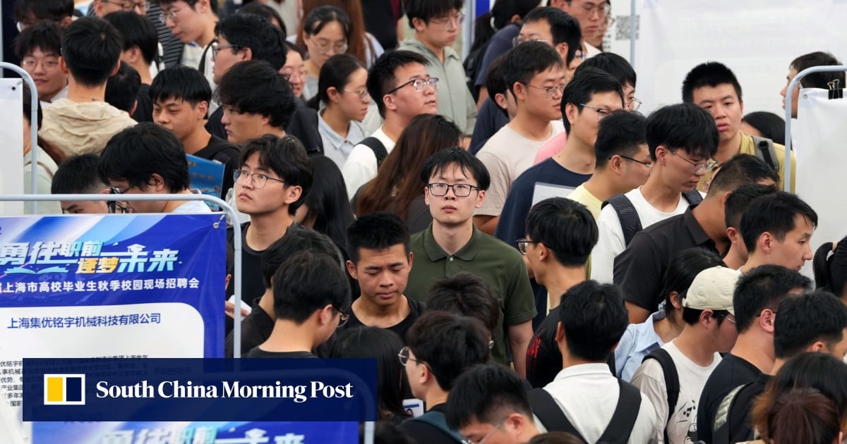 China’s urban youth jobless rate falls slightly in tough market for graduates