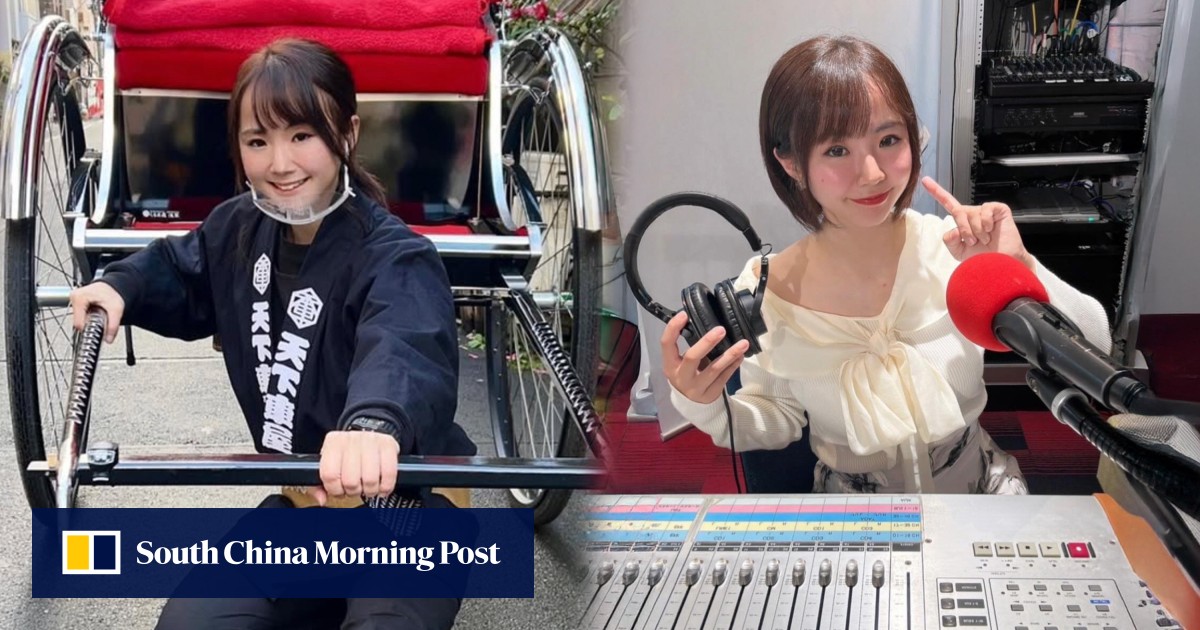 Japan DJ joins Tokyo’s growing ranks of female rickshaw drivers, boosts speaking skills