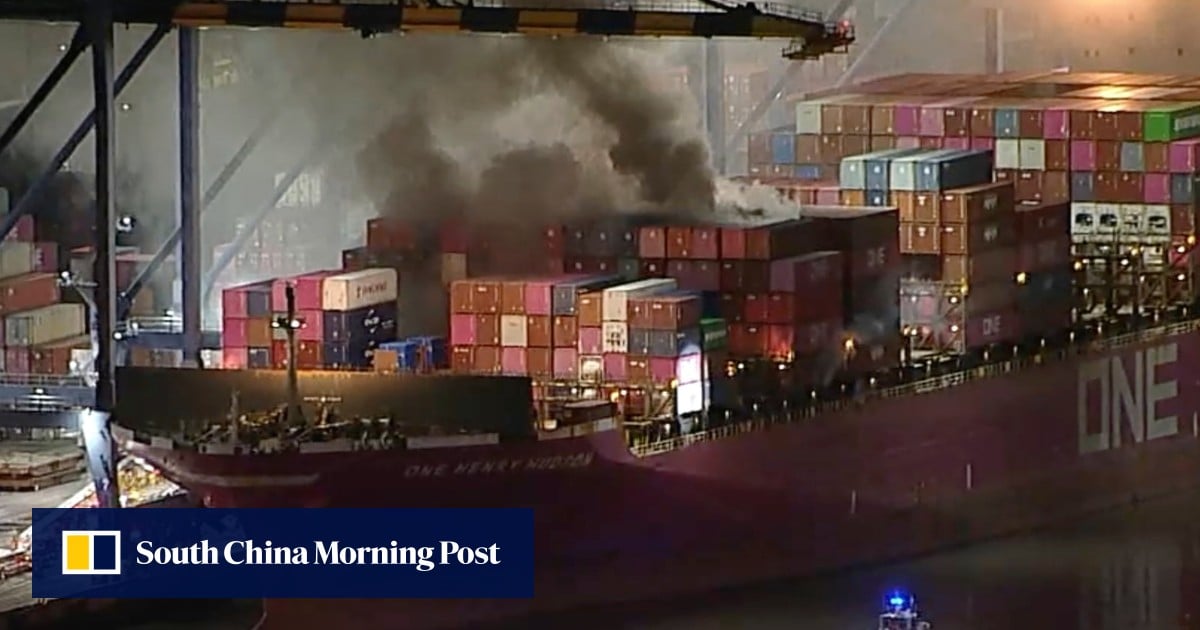 Fire erupts at Los Angeles port, triggering hazardous material alerts