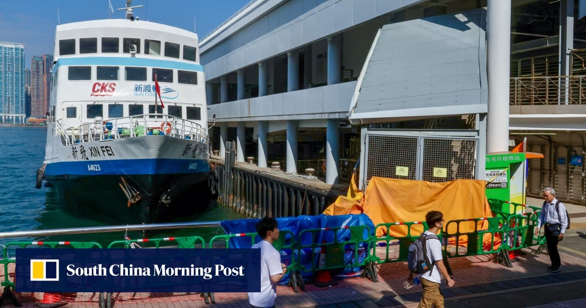 Ferry smashes into Hong Kong’s Central Pier, damaging structure