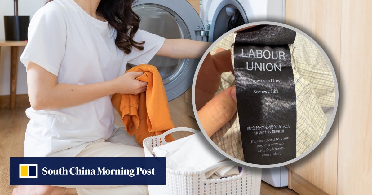 China clothing brand slammed for laundry tag, ‘please give it to your beloved woman’