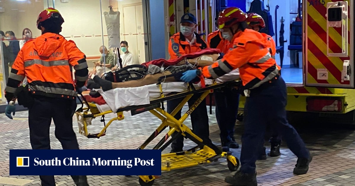 Familien stehen nach der Brandtragödie in Hongkong vor herzzerreißender ...