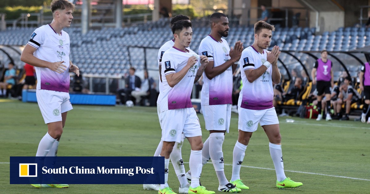 Tai Po footballers pay tribute to Hong Kong fire victims during match in Sydney
