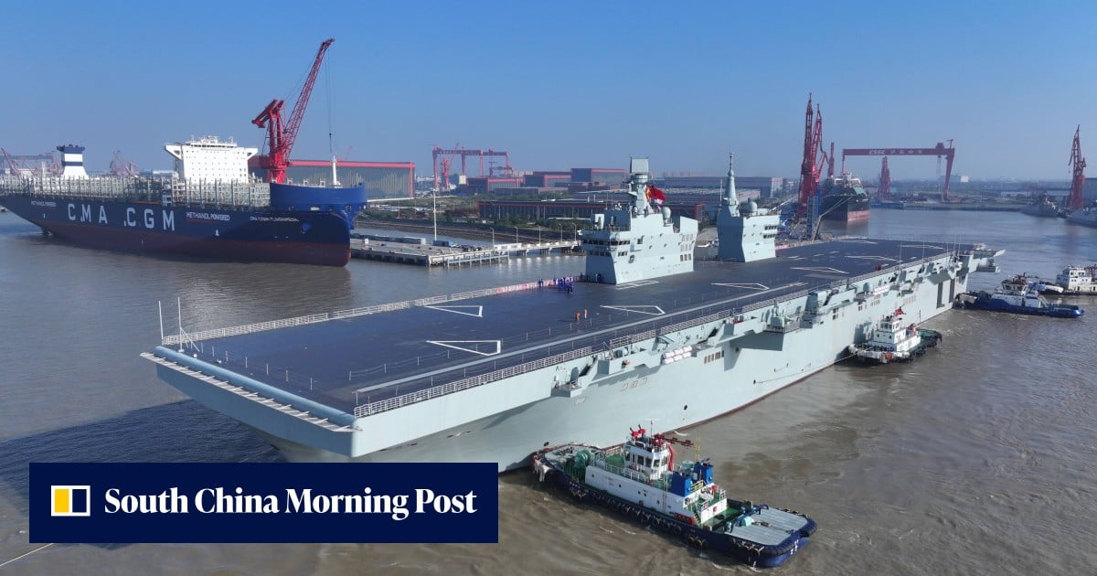 PLA’s Type 076 drone carrier on fast track to deployment with apparent ...