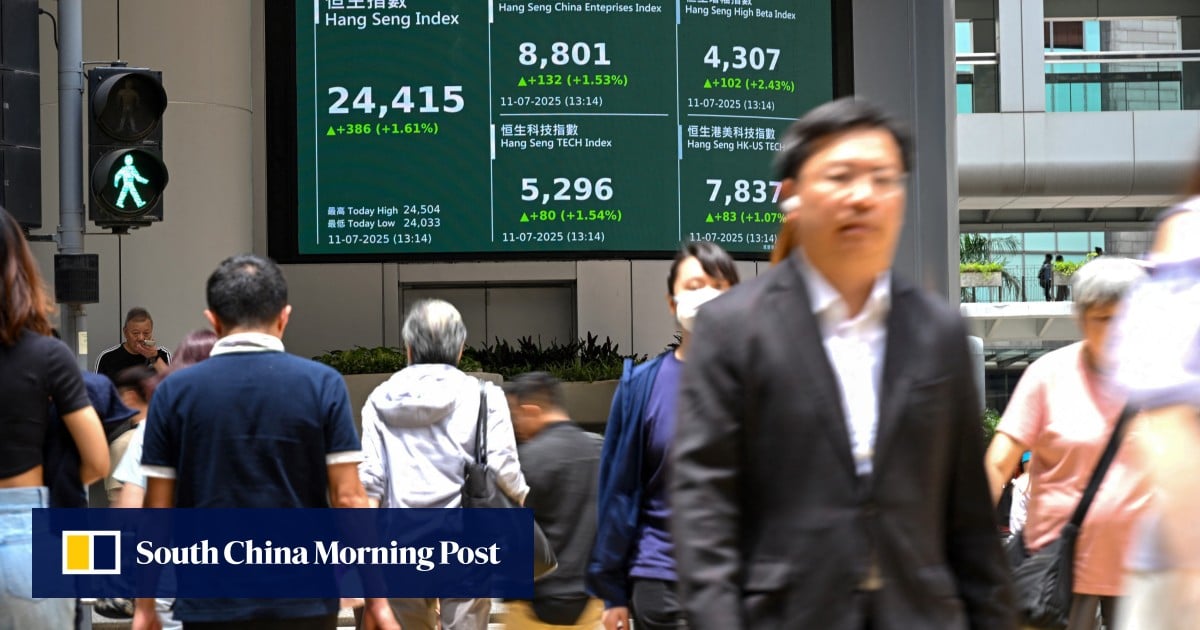 Tech firms lead Hong Kong stocks upwards with rate cut ‘locked in’