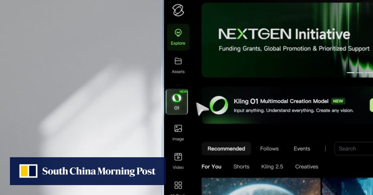Chinese short-video company Kuaishou launches Kling Video O1, saying it is the first multimodal AI model to unify video generation, editing, and post-production