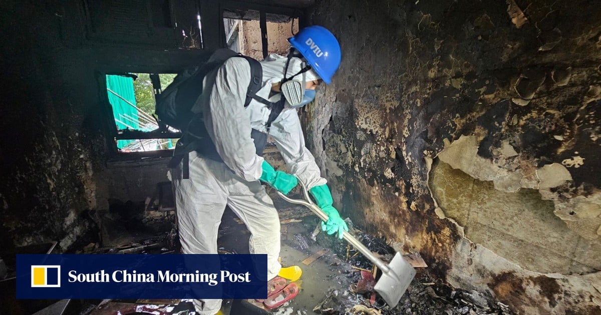Digging through Hong Kong’s disaster site left them wanting to cry