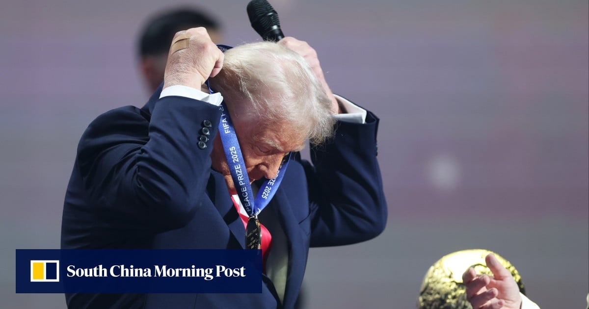 Fifa gives Trump its new peace prize at World Cup draw Fifa gives Trump its new peace prize at World Cup draw