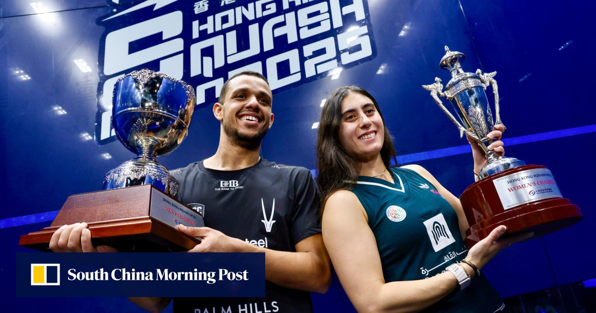 Hong Kong Squash Open: Egypt stars Nour El Sherbini and Mostafa Asal crowned champions
