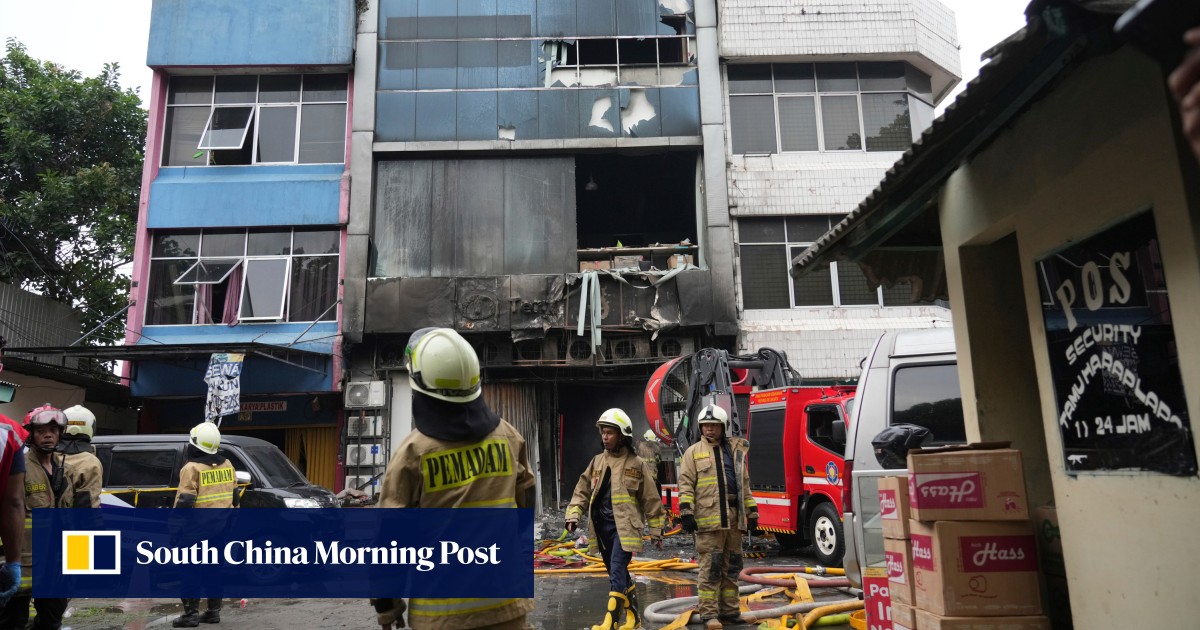 At least 20 killed as fire engulfs office building in Jakarta