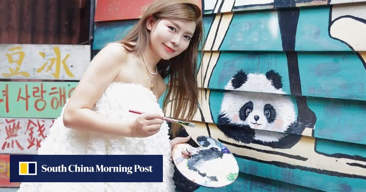 Chinese tourist’s Penang panda mural that drew criticism turns crowd-puller