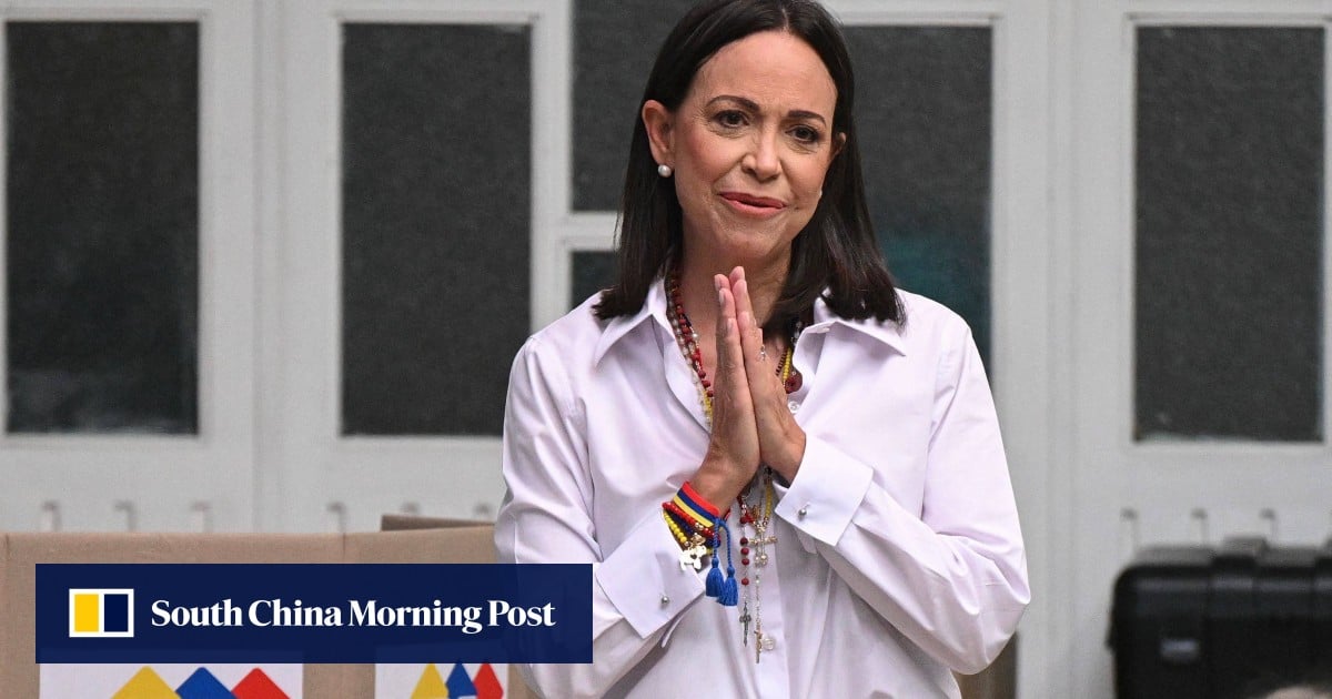 Venezuela’s Machado urges global fight for democracy after Nobel Peace Prize win