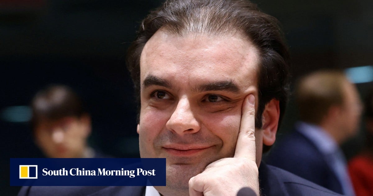 Greek minister takes over as Eurogroup president in historic turnaround